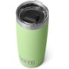 YETI Rambler 10 oz Tumbler, Stainless Steel, Vacuum Insulated with MagSlider Lid, White(Key Lime)
