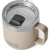 YETI Rambler 14 oz Stackable Mug, Vacuum Insulated, Stainless Steel with MagSlider Lid(Sand)