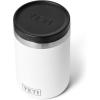 YETI Rambler 16 oz Food Jar, Vacuum Insulated, Stainless Steel, With Airtight Lid, Black(White)