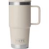 YETI Rambler 20 oz Travel Mug with Flip Straw Lid – Stainless Steel, Vacuum Insulated, Leakproof, Cup Holder Friendly(Cape Taupe)