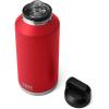 YETI Rambler 64 oz Bottle, Vacuum Insulated, Stainless Steel with Chug Cap, Navy(Rescue Red)
