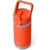 YETI Rambler Jr. 12 oz Kids Bottle, with Straw Cap(Papaya)