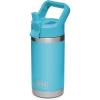 YETI Rambler Jr. 12 oz Kids Bottle, with Straw Cap(Reef Blue)