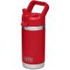 YETI Rambler Jr. 12 oz Kids Bottle, with Straw Cap(Rescue Red)
