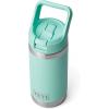 YETI Rambler Jr. 12 oz Kids Bottle, with Straw Cap(Seafoam)