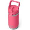 YETI Rambler Jr. 12 oz Kids Bottle, with Straw Cap(Tropical Pink)