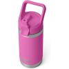YETI Rambler Jr. 12 oz Kids Bottle, with Straw Cap(Wildflower Fuchsia)