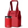 YETI Rescue Red Rambler 16 oz Food Jar, Vacuum Insulated, Stainless Steel, With Airtight Lid Daytrip 14L Insulated Soft Cooler Tote Bag, Rescue Red