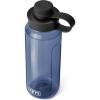 YETI Yonder Water Bottle with Yonder Tether Cap, Lightweight, Leakproof and BPA-Free(Navy)