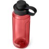 YETI Yonder Water Bottle with Yonder Tether Cap, Lightweight, Leakproof and BPA-Free(Rescue Red)
