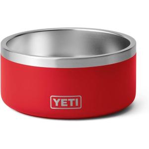 YETI Boomer 4, Stainless Steel, Non-Slip Dog Bowl, Holds 32 Ounces(Rescue Red)