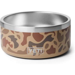 YETI Boomer 4, Stainless Steel, Non-Slip Dog Bowl, Holds 32 Ounces(Wetlands Camo)