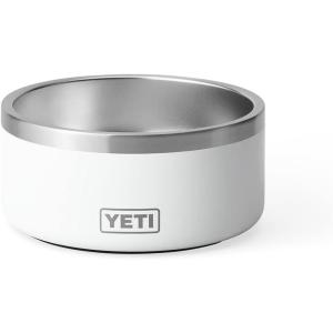 YETI Boomer 4, Stainless Steel, Non-Slip Dog Bowl, Holds 32 Ounces(White)