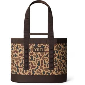 YETI Camino 50 Carryall with Internal Dividers, All-Purpose Utility, Boat and Beach Tote Bag, Durable, Waterproof(Wetlands Camo)
