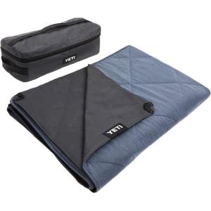 YETI Lowlands Blanket, Multi-Use Blanket with Travel Bag(Smoke Blue)