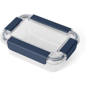 YETI Plastic Food Storage Container, BPA Free, Locking & Airtight Lid, Microwave, Freezer, and Dishwasher Safe, Leak-Proof, Cooler and Thin Ice Compatible(Navy – Medium)