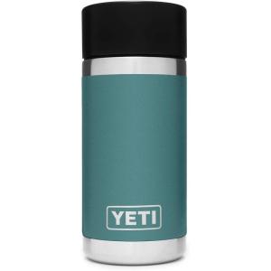 YETI Rambler 12 oz Bottle, Stainless Steel, Vacuum Insulated, with Hot Shot Cap(River Green)