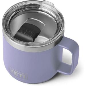 YETI Rambler 14 oz Stackable Mug, Vacuum Insulated, Stainless Steel with MagSlider Lid(Cosmic Lilac)