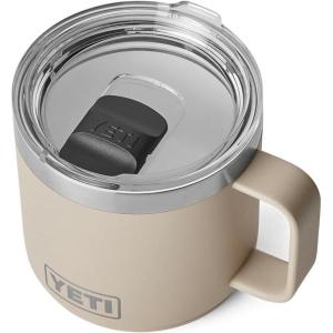 YETI Rambler 14 oz Stackable Mug, Vacuum Insulated, Stainless Steel with MagSlider Lid(Sand)