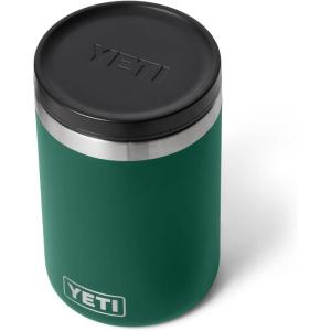 YETI Rambler 16 oz Food Jar, Vacuum Insulated, Stainless Steel, With Airtight Lid, Black(Black Forest Green)