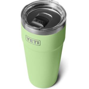 YETI Rambler 30 oz Stackable Tumbler, Stainless Steel, Vacuum Insulated with MagSlider Lid(Key Lime)
