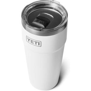 YETI Rambler 30 oz Stackable Tumbler, Stainless Steel, Vacuum Insulated with MagSlider Lid(White)