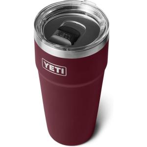 YETI Rambler 30 oz Stackable Tumbler, Stainless Steel, Vacuum Insulated with MagSlider Lid(Wild Vine Red)