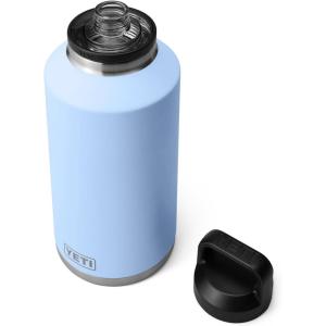 YETI Rambler 64 oz Bottle, Vacuum Insulated, Stainless Steel with Chug Cap, Navy(Big Sky Blue)