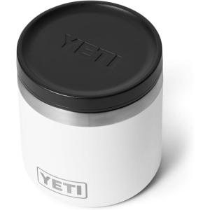 YETI Rambler 8 oz Food Jar, Vacuum Insulated, Stainless Steel, With Airtight Lid, Black Forest Green(White)