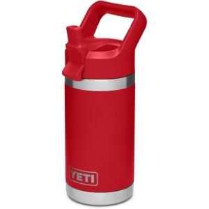 YETI Rambler Jr. 12 oz Kids Bottle, with Straw Cap(Rescue Red)