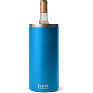 YETI Rambler Wine Chiller, Fits Most Wine Bottles(Big Wave Blue)