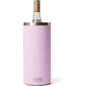 YETI Rambler Wine Chiller, Fits Most Wine Bottles(Cherry Blossom – Textured)