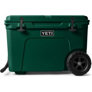 YETI Tundra Haul Portable Wheeled Cooler(Black Forest Green)