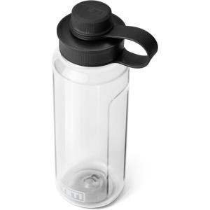 YETI Yonder Water Bottle with Yonder Tether Cap, Lightweight, Leakproof and BPA-Free(Clear)