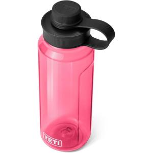 YETI Yonder Water Bottle with Yonder Tether Cap, Lightweight, Leakproof and BPA-Free(Tropical Pink)