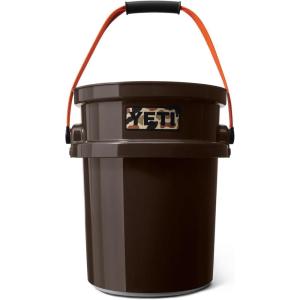 YETI Loadout 5-Gallon Bucket, Impact Resistant Fishing/Utility Bucket(Wetlands Brown)
