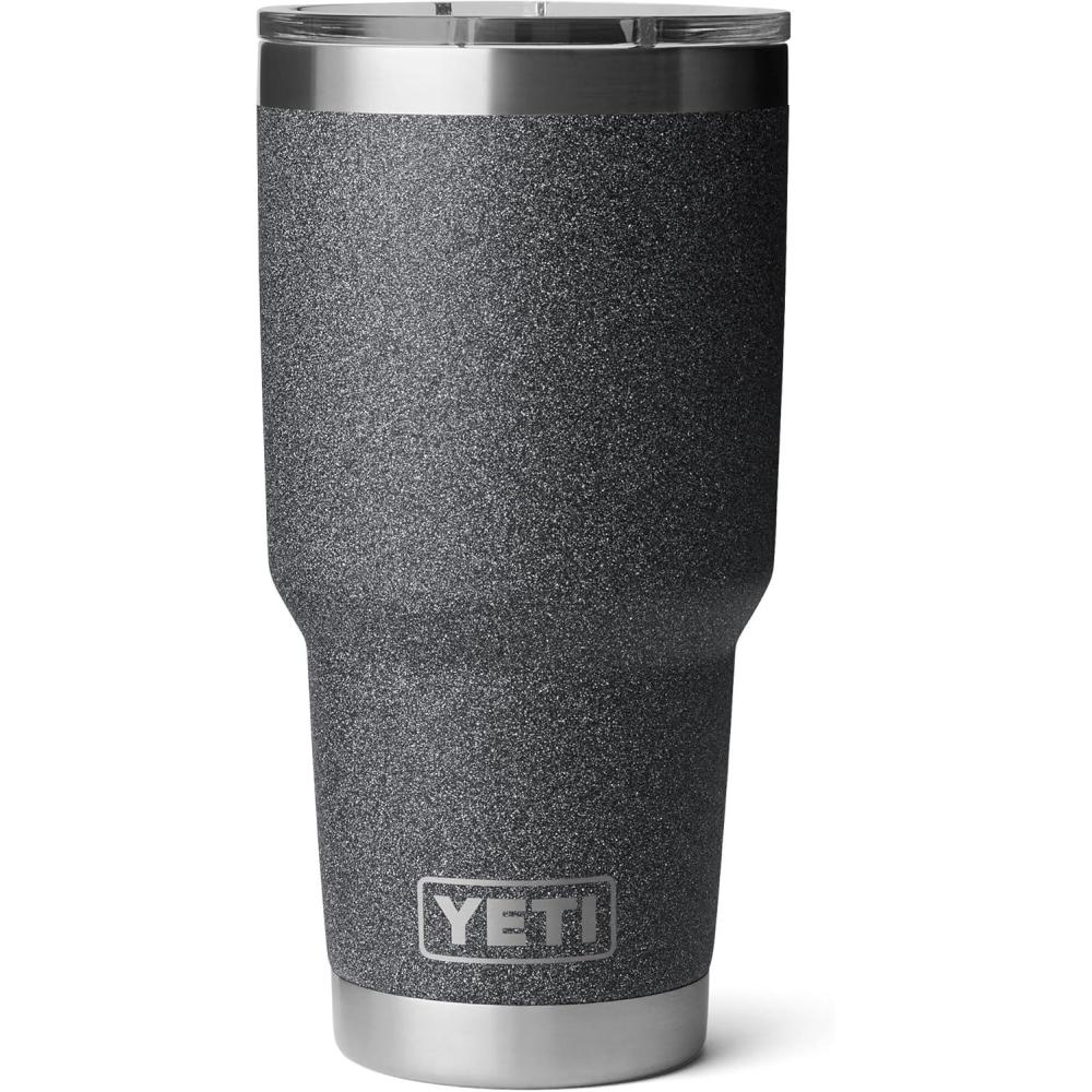 imageYETI Rambler 30 oz Tumbler Stainless Steel Vacuum Insulated with MagSlider Lid Black Stone