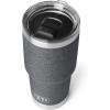 YETI Rambler 30 oz Tumbler, Stainless Steel, Vacuum Insulated with MagSlider Lid, Black Stone