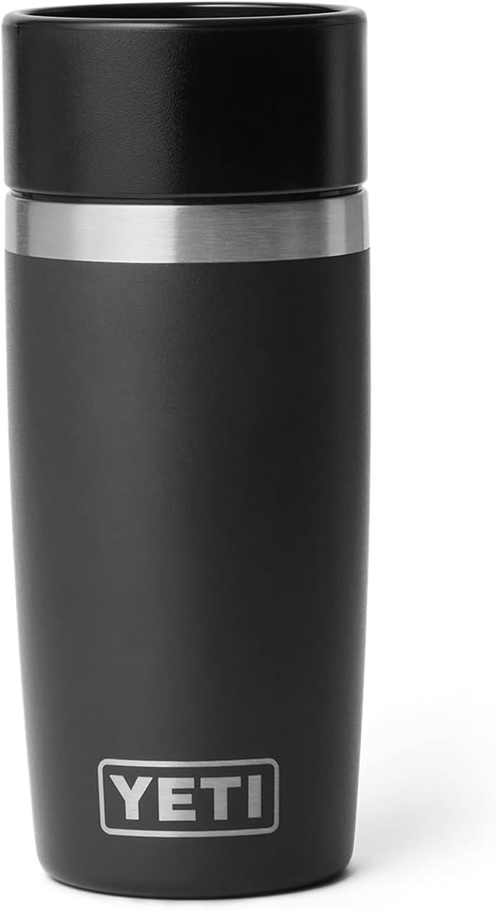 imageYETI Rambler 16 oz Travel Bottle Stainless Steel Vacuum Insulated with Leakproof Commuter Cap Blue CamoBlack