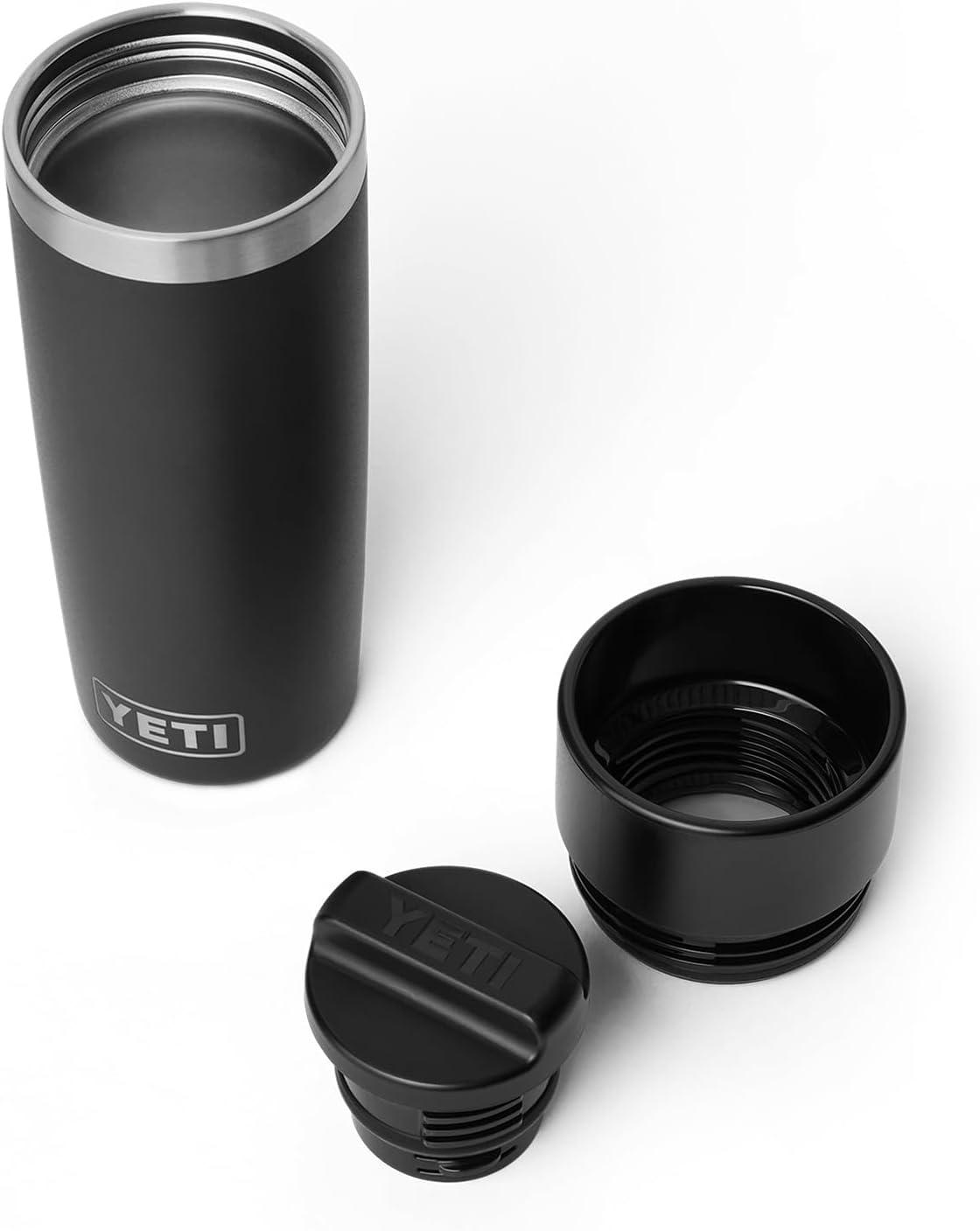 imageYETI Rambler 16 oz Travel Bottle Stainless Steel Vacuum Insulated with Leakproof Commuter Cap Blue CamoBlack