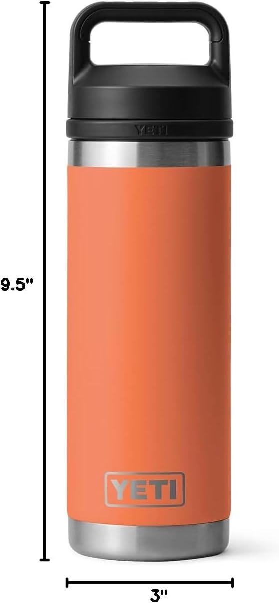 imageYETI Rambler 18 oz Bottle Vacuum Insulated Leakproof Stainless Steel with Chug Cap Blue CamoHigh Desert Clay