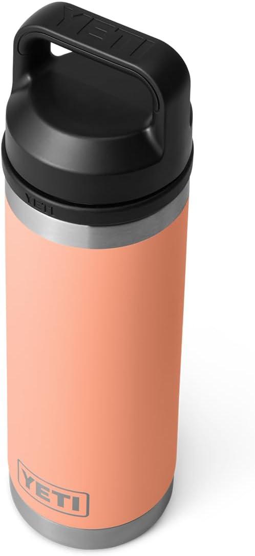 imageYETI Rambler 18 oz Bottle Vacuum Insulated Leakproof Stainless Steel with Chug Cap Blue CamoLow Country Peach