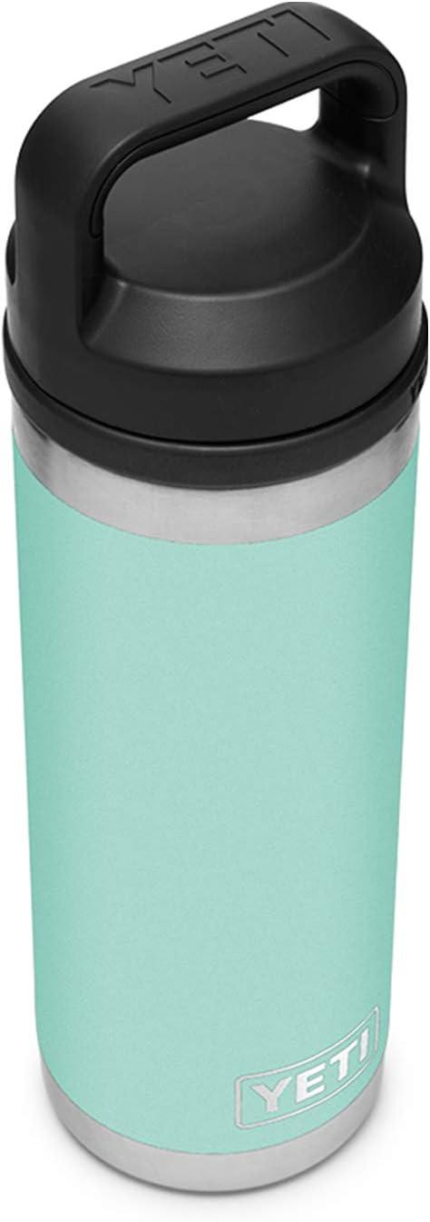 imageYETI Rambler 18 oz Bottle Vacuum Insulated Leakproof Stainless Steel with Chug Cap Blue CamoSeafoam