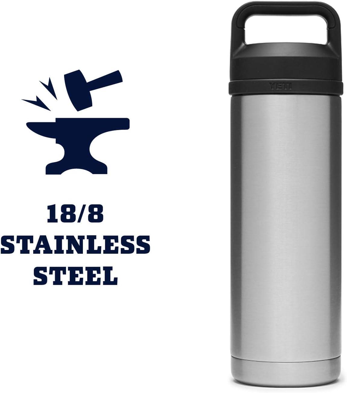 imageYETI Rambler 18 oz Bottle Vacuum Insulated Leakproof Stainless Steel with Chug Cap Blue CamoStainless