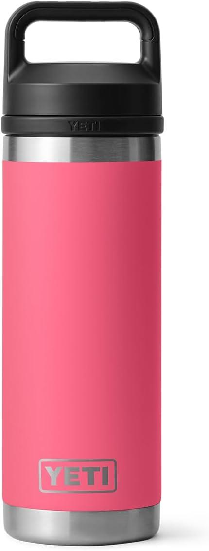 imageYETI Rambler 18 oz Bottle Vacuum Insulated Leakproof Stainless Steel with Chug Cap Blue CamoTropical Pink