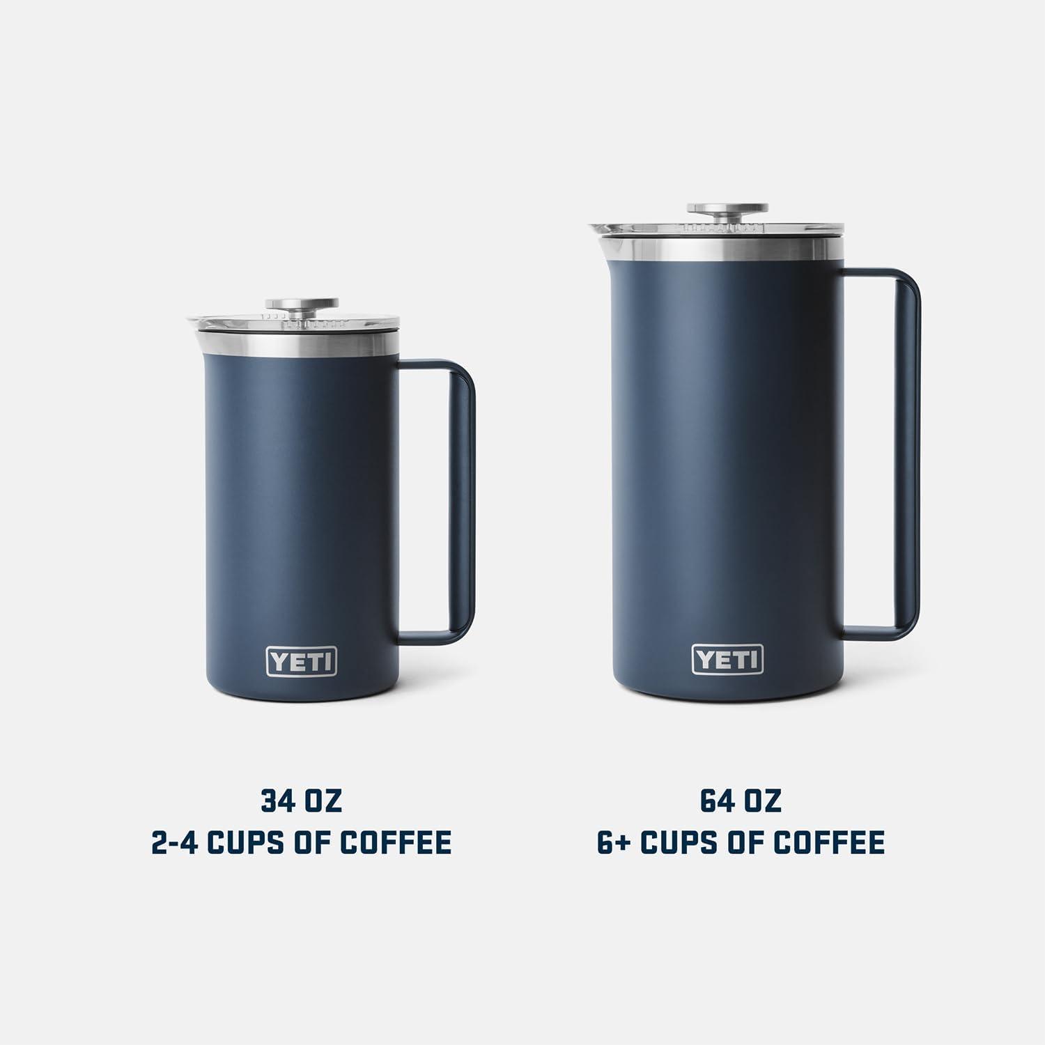 imageYETI Rambler 18 oz Bottle Vacuum Insulated Leakproof Stainless Steel with Chug Cap Blue CamoWhite