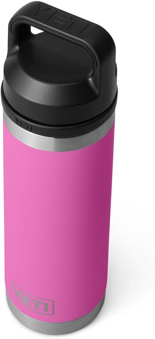 imageYETI Rambler 18 oz Bottle Vacuum Insulated Leakproof Stainless Steel with Chug Cap Blue CamoWildflower Fuchsia