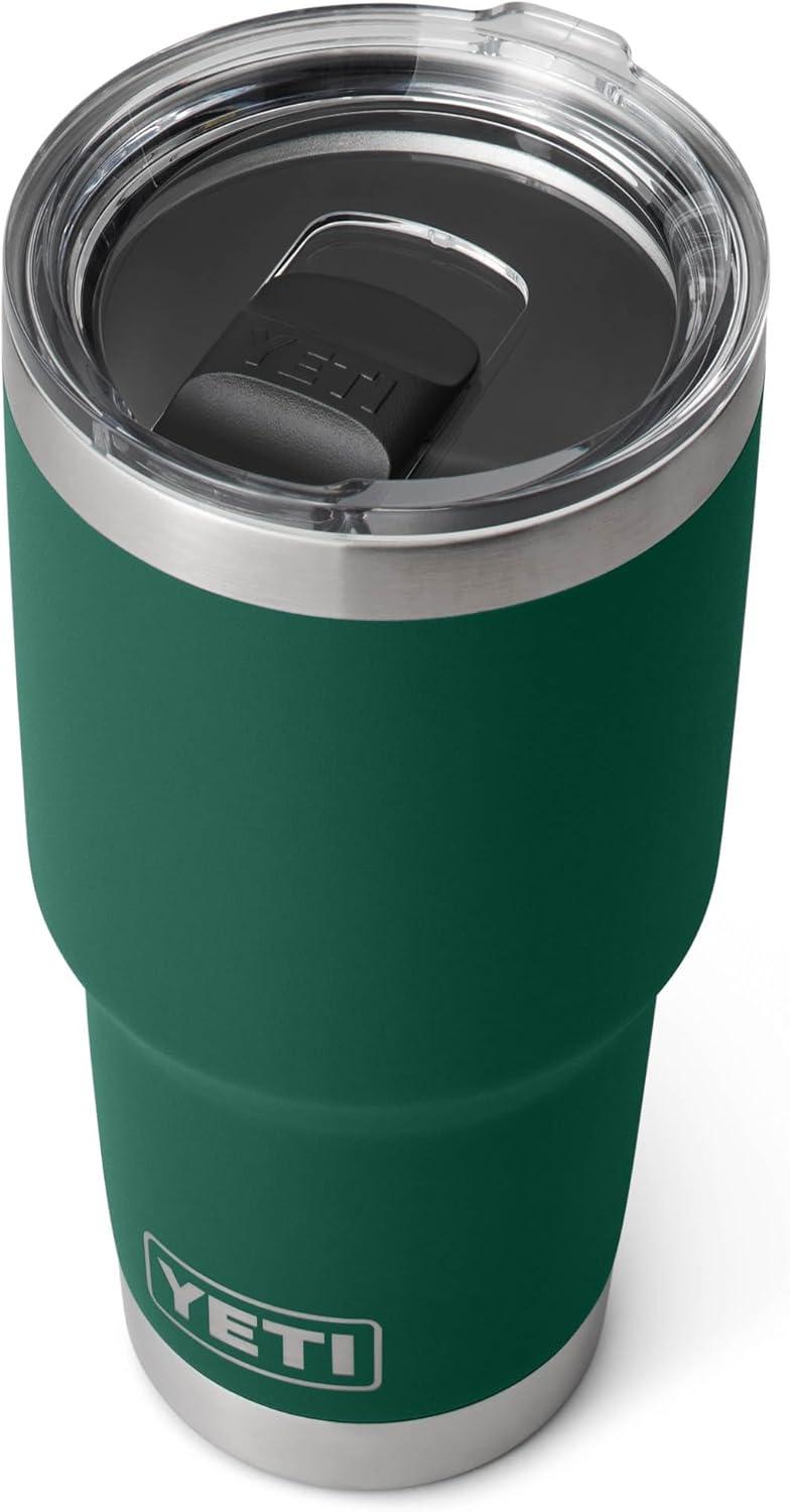 imageYETI Rambler 30 oz Tumbler Stainless Steel Vacuum Insulated with MagSlider Lid Blue CamoBlack Forest Green