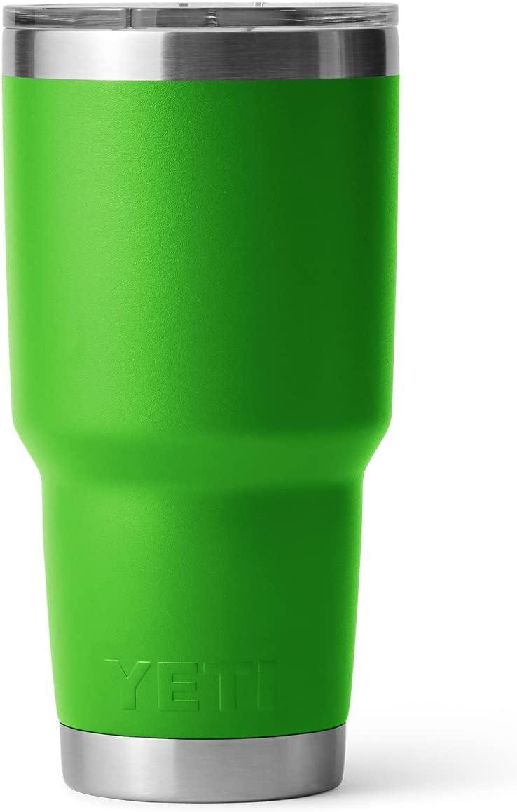 imageYETI Rambler 30 oz Tumbler Stainless Steel Vacuum Insulated with MagSlider Lid Blue CamoCanopy Green