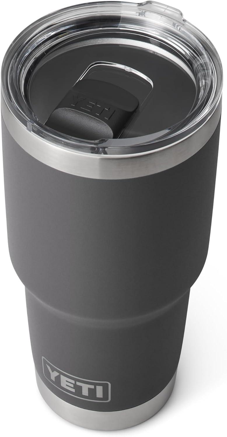 imageYETI Rambler 30 oz Tumbler Stainless Steel Vacuum Insulated with MagSlider Lid Blue CamoCharcoal